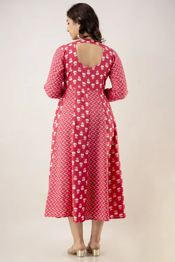 Women_Cotton_And_Rayon_Printed_Anarkali_Kurta_And_Dupatta_Set